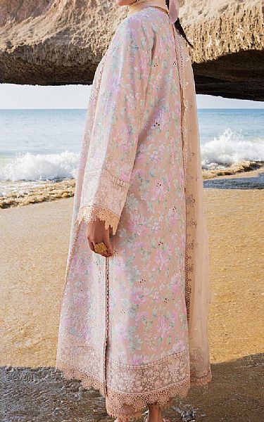 Afrozeh Ivory/Pink Lawn Suit | Pakistani Lawn Dress in USA- Image 2