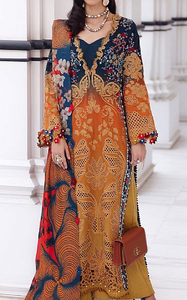 Afrozeh Multi Lawn Suit | Pakistani Lawn Dress in USA- Image 1