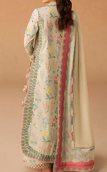 Afrozeh Ivory Lawn Suit | Pakistani Lawn Dress in USA- Image 2