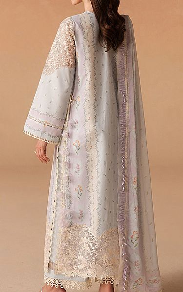 Afrozeh Pale Blue Lawn Suit | Pakistani Lawn Dress in USA- Image 2