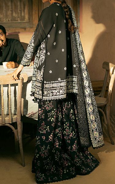 Afrozeh Black Lawn Suit | Pakistani Lawn Dress in USA- Image 2