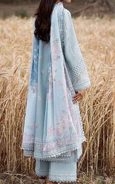Afrozeh Sky Blue Lawn Suit | Pakistani Lawn Dress in USA- Image 2