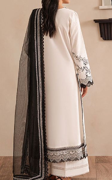 Afrozeh White/Black Lawn Suit | Pakistani Lawn Dress in USA- Image 2