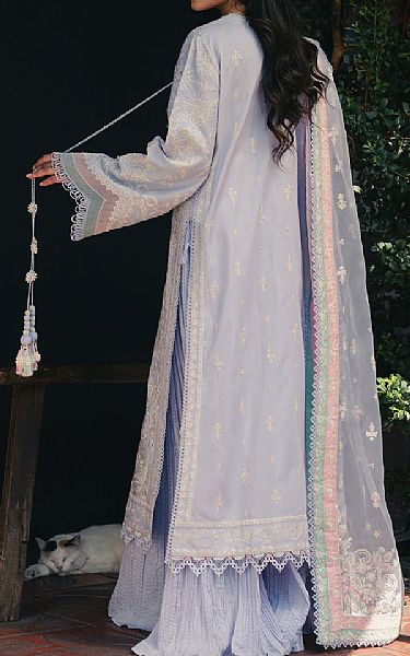 Afrozeh Lavender Lawn Suit | Pakistani Lawn Dress in USA- Image 2