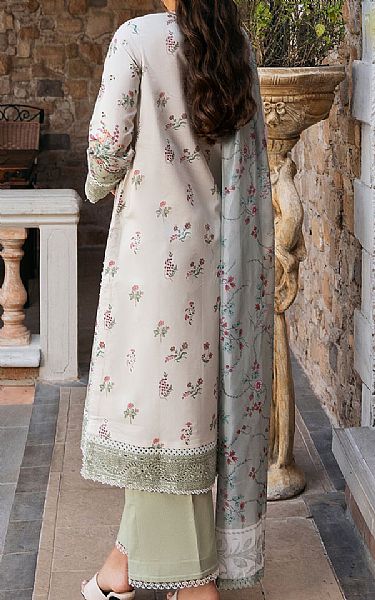 Afrozeh White Lawn Suit | Pakistani Lawn Dress in USA- Image 2