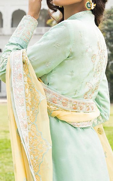 Aik Mint Green Lawn Suit | Pakistani Lawn Dress in USA- Image 2