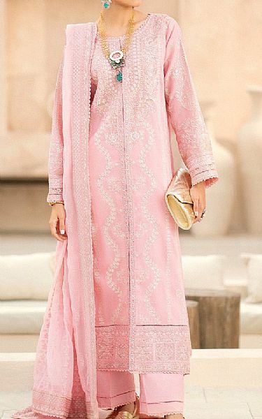 Aik Pink Lawn Suit | Pakistani Lawn Dress in USA- Image 1