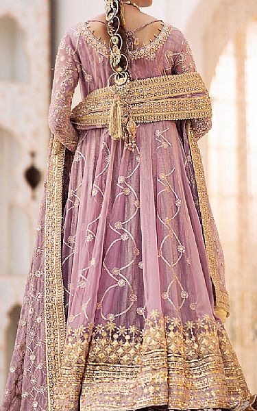 Aik Lilac Chiffon Suit | Pakistani Embroidered Chiffon Dresses USA- Image 2
