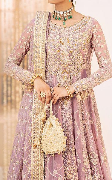 Aik Lilac Chiffon Suit | Pakistani Embroidered Chiffon Dresses USA- Image 3