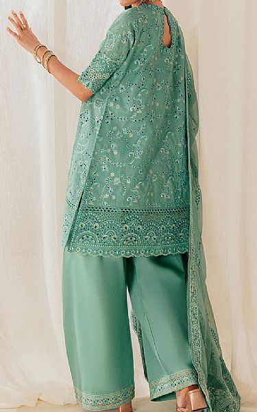 Aik Mint Green Lawn Suit | Pakistani Lawn Dress in USA- Image 2