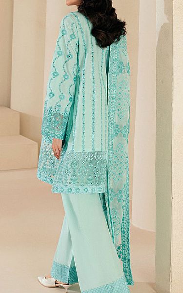 Aik Aqua Lawn Suit | Pakistani Lawn Dress in USA- Image 2