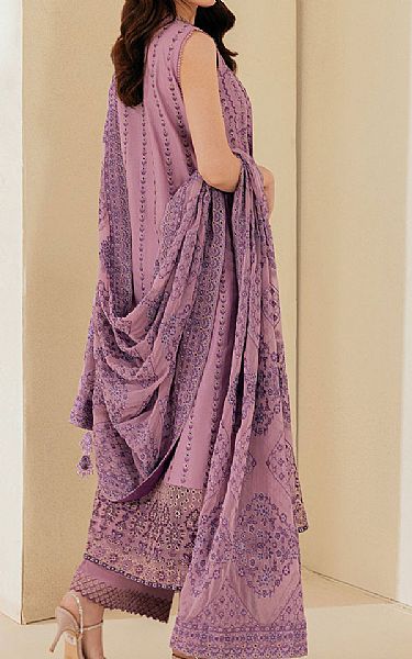 Aik Lavender Lawn Suit | Pakistani Lawn Dress in USA- Image 2