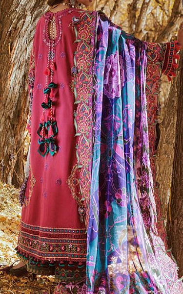 Aik Pink Lawn Suit | Pakistani Lawn Dress in USA- Image 2