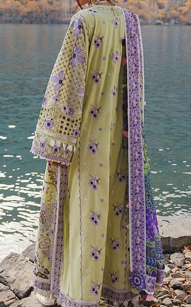 Aik Pistachio Green Lawn Suit | Pakistani Lawn Dress in USA- Image 2