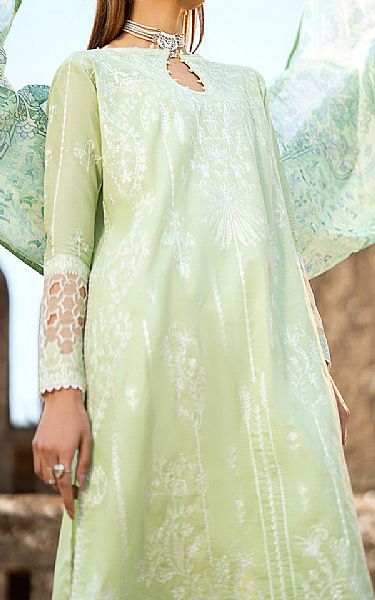Aik Mint Green Lawn Suit | Pakistani Lawn Suits- Image 2