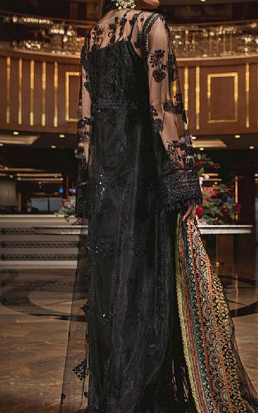 Aik Black Net Suit | Pakistani Dresses in USA- Image 2