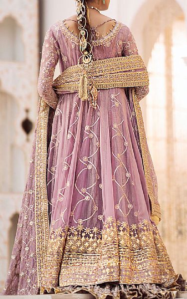 Aik Lavender Chiffon Suit | Pakistani Embroidered Chiffon Dresses USA- Image 2