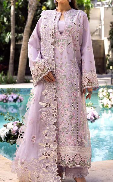 Akbar Aslam Lavender Lawn Suit | Pakistani Lawn Dress in USA- Image 1