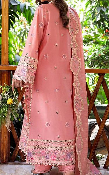 Akbar Aslam Pink Lawn Suit | Pakistani Lawn Dress in USA- Image 2