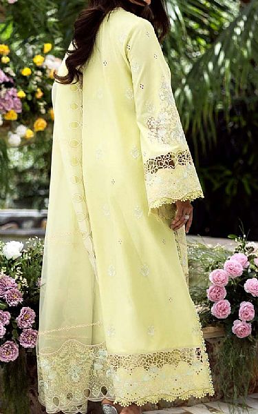 Akbar Aslam Lime Green Lawn Suit | Pakistani Lawn Dress in USA- Image 2
