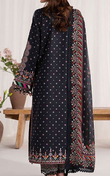 Akbar Aslam Black Lawn Suit | Pakistani Lawn Dress in USA- Image 2