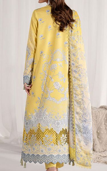 Akbar Aslam Yellow Lawn Suit | Pakistani Lawn Dress in USA- Image 2