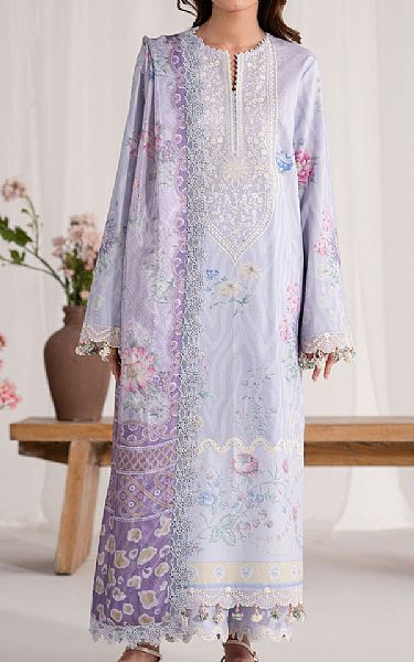Akbar Aslam Lavender Lawn Suit | Pakistani Lawn Dress in USA- Image 1