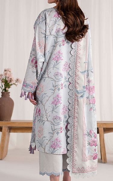 Akbar Aslam Light Grey Lawn Suit | Pakistani Lawn Dress in USA- Image 2