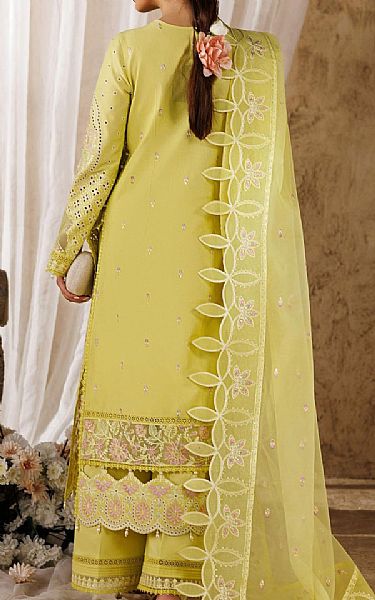 Akbar Aslam Yellow Lawn Suit | Pakistani Lawn Dress in USA- Image 2