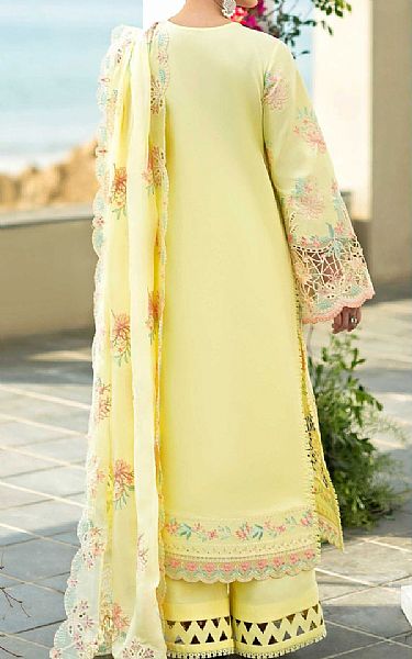 Akbar Aslam Lime Green Lawn Suit | Pakistani Lawn Dress in USA- Image 2
