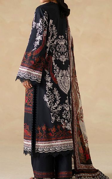 Akbar Aslam Black Lawn Suit | Pakistani Lawn Dress in USA- Image 2