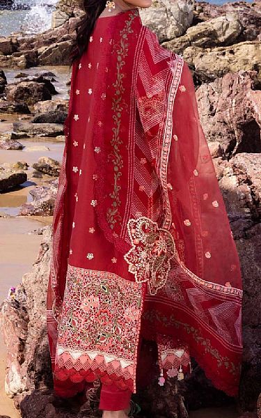 Akbar Aslam Cardinal Lawn Suit | Pakistani Lawn Suits- Image 2