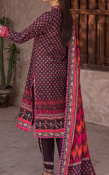 Al Zohaib Black Cambric Suit | Pakistani Winter Dresses- Image 2