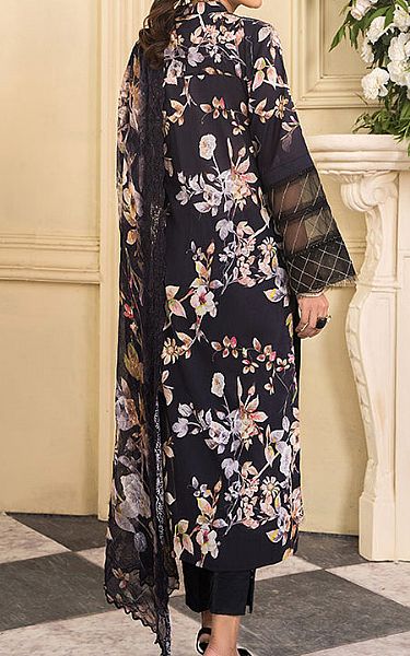 Al Zohaib Black Cambric Suit | Pakistani Dresses in USA- Image 2