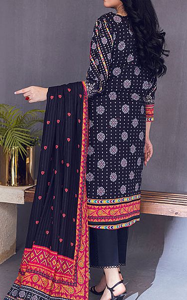 Al Zohaib Black Cambric Suit | Pakistani Winter Dresses- Image 2