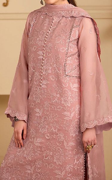 Alizeh Sea Pink Chiffon Suit | Pakistani Embroidered Chiffon Dresses USA- Image 3