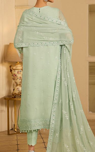 Alizeh Summer Green Chiffon Suit | Pakistani Embroidered Chiffon Dresses USA- Image 2