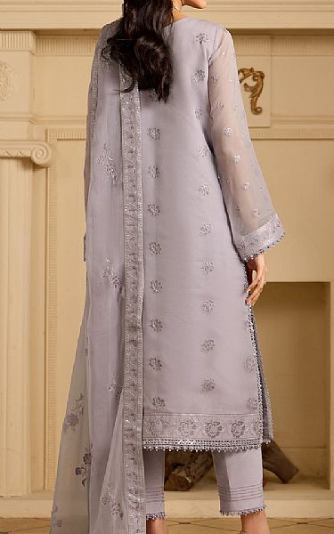 Alizeh Grey Chiffon Suit | Pakistani Embroidered Chiffon Dresses USA- Image 2