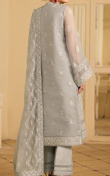 Alizeh Grey Chiffon Suit | Pakistani Embroidered Chiffon Dresses USA- Image 2