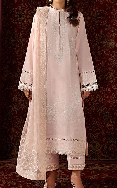 Alizeh Pink Lawn Suit | Pakistani Lawn Dress in USA- Image 1