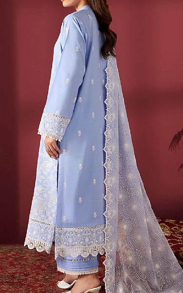 Alizeh Powder Blue Lawn Suit | Pakistani Lawn Dress in USA- Image 2