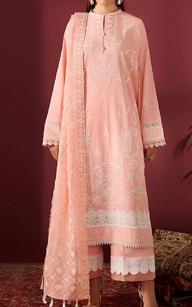 Alizeh Rose Pink Lawn Suit | Pakistani Lawn Dress in USA- Image 1