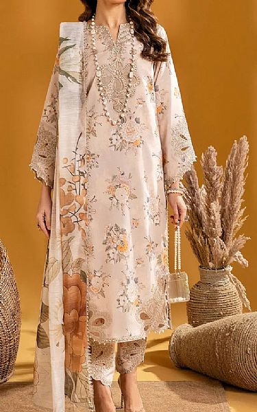 Alizeh Oyster Pink Lawn Suit | Pakistani Lawn Dress in USA- Image 1