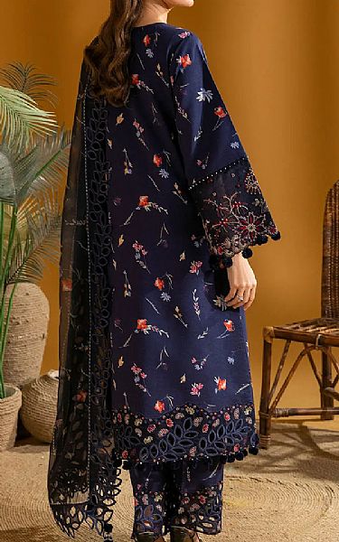 Alizeh Dark Blue Lawn Suit | Pakistani Lawn Dress in USA- Image 2