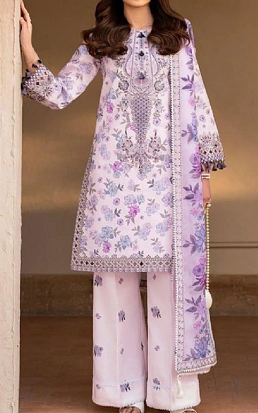 Alizeh Lilac Lawn Suit | Pakistani Lawn Dress in USA- Image 1