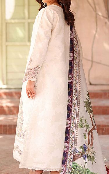 Alizeh Off-white Lawn Suit | Pakistani Lawn Dress in USA- Image 2