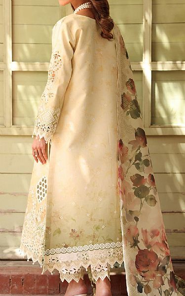 Alizeh Sand Gold Lawn Suit | Pakistani Lawn Dress in USA- Image 2