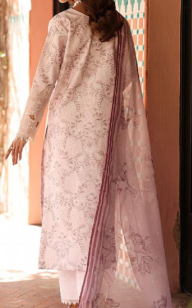 Alizeh Oyster Pink Lawn Suit | Pakistani Lawn Dress in USA- Image 2