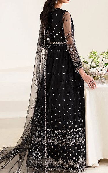 Alizeh Black Net Suit | Pakistani Embroidered Chiffon Dresses USA- Image 3