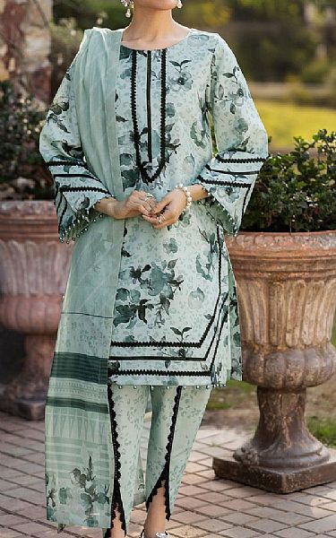 Alizeh Sea Mist Lawn Suit | Pakistani Lawn Dress in USA- Image 1